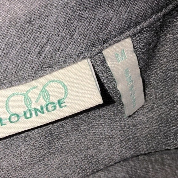 LOGO size medium grey cozy zip up jacket - Picture 4 of 6